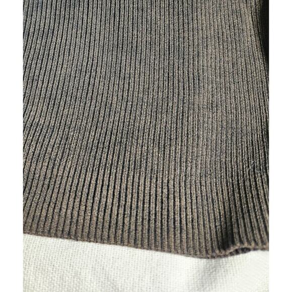 Levi's Men's Zip Collar Size XL Sweater Distressed Green/Black Very Warm Camping - Picture 4 of 5